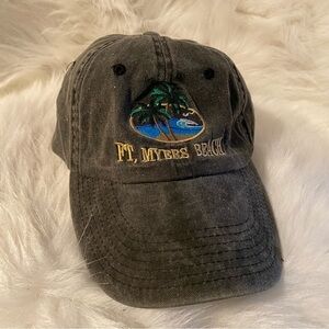 Ft Meyers Beach Mens‎  Hat BJR Classic Headwear Adjustable
